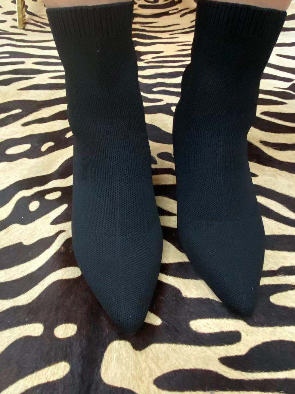 Thumbnail: High Stretch Flying Knit Boots