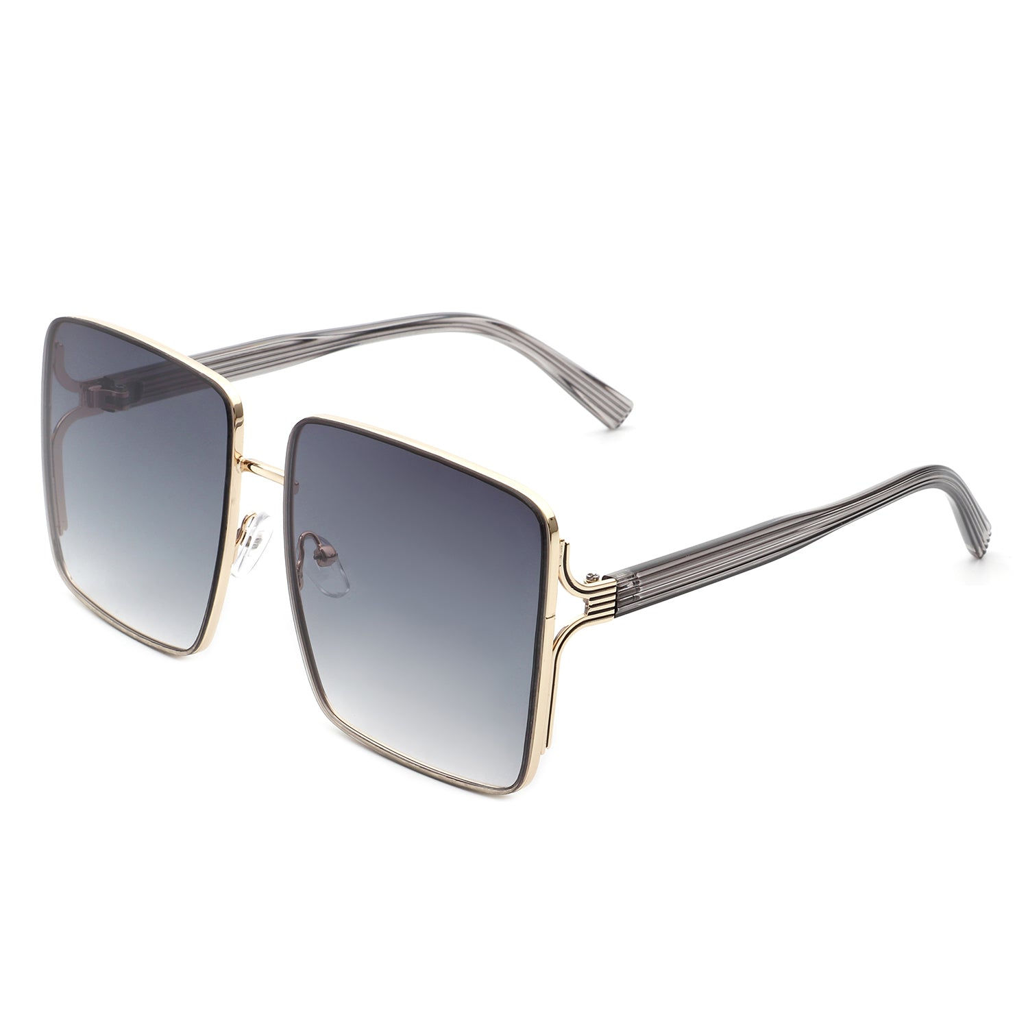 Evangely - Classic Square Tinted Fashion Oversize Sunglasses