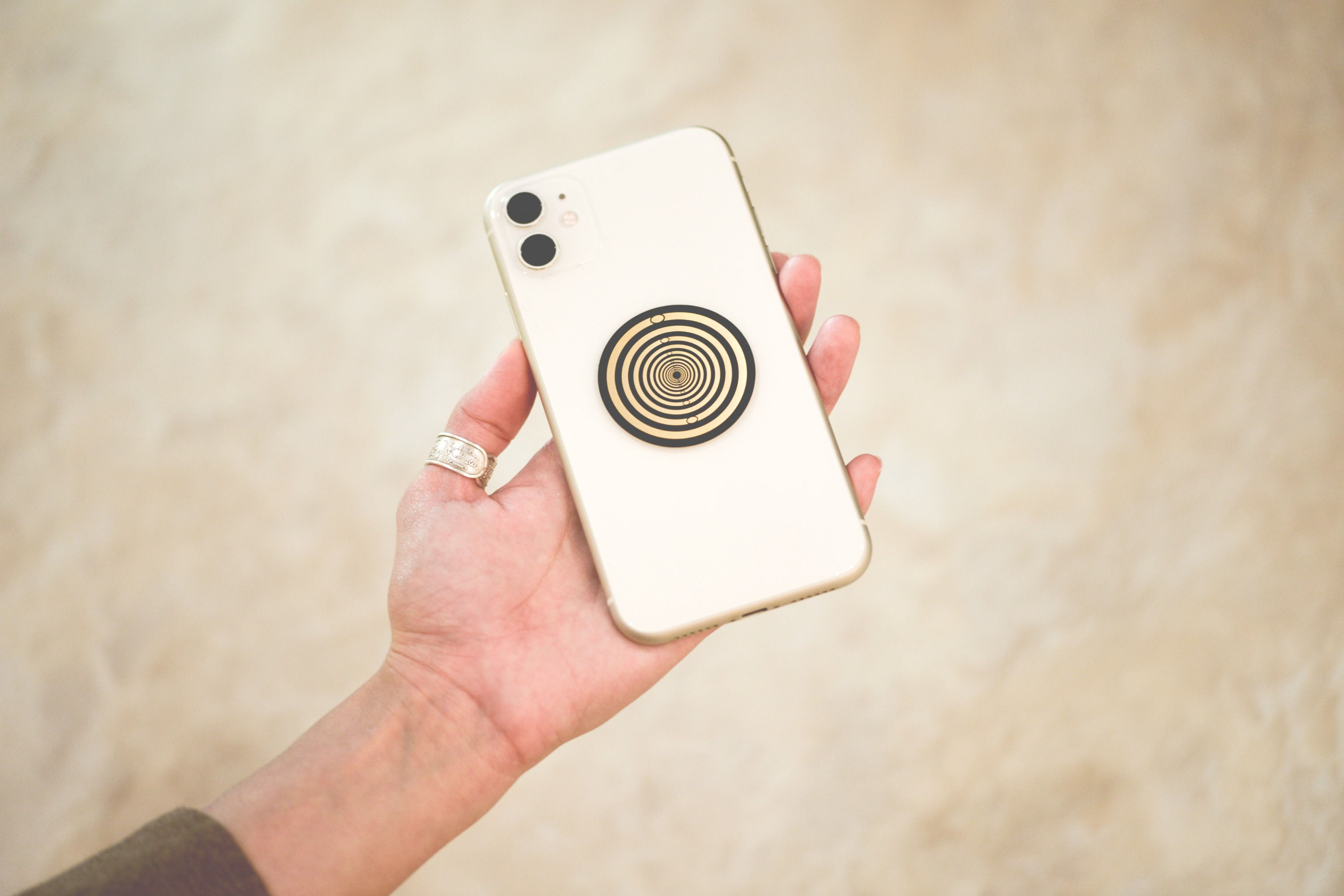 BioArc Disc Phone Sticker