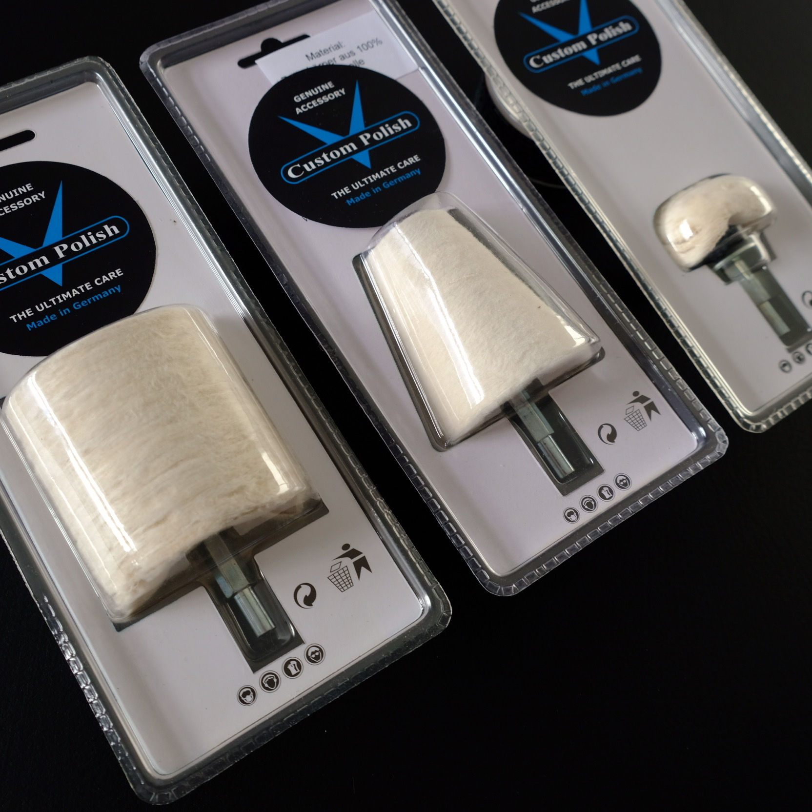 3x Custom Polish Polieraufsatz (7,63€/Stck.)