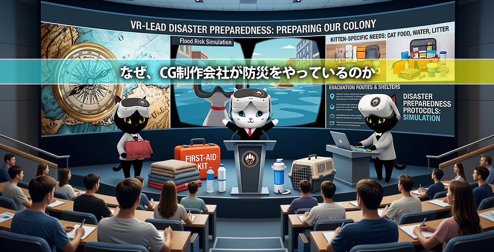 なぜ、CG制作会社が防災をやっているのか