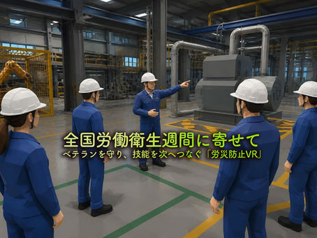 全国労働衛生週間に寄せて ― ベテランを守り、技能を次へつなぐ「労災防止VR」