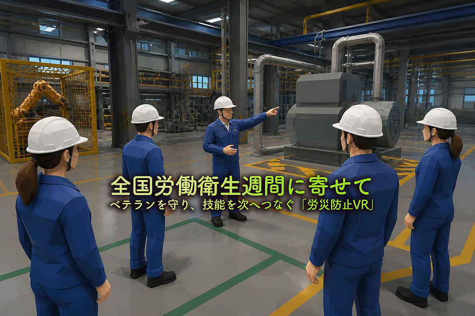 全国労働衛生週間に寄せて ― ベテランを守り、技能を次へつなぐ「労災防止VR」