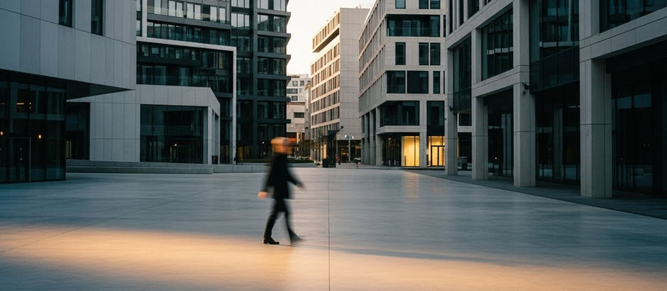 La arquitectura sin personas es solo escenografía. La escala humana da contexto, proporción y vida a cualquier foto arquitectónica. Siluetas en movimiento, figuras sol