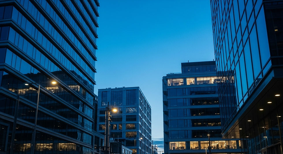Blue light (blue hour)