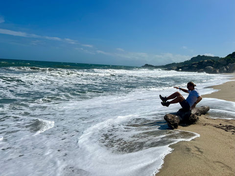 Tayrona National Park. Sometimes it's just not how woman would think it is