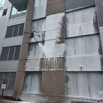 Drone building cleaning service in New York