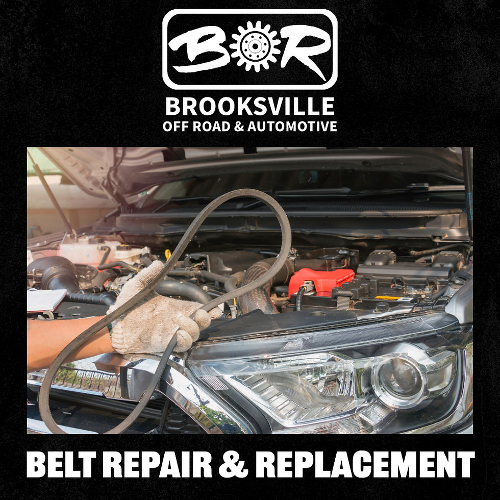 Vehicle Belt Repair and Replacement in Brooksville, Florida