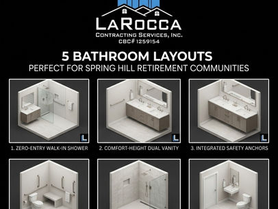 5 Bathroom Layouts Perfect for Spring Hill Retirement Communities