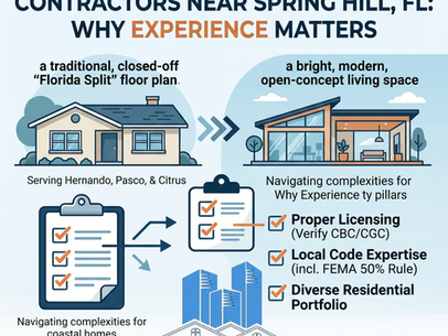 Finding the Best Remodeling Contractors Near Spring Hill, FL: Why Experience Matters
