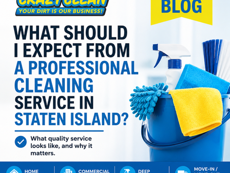 What Should I Expect From a Professional Cleaning Service in Staten Island?