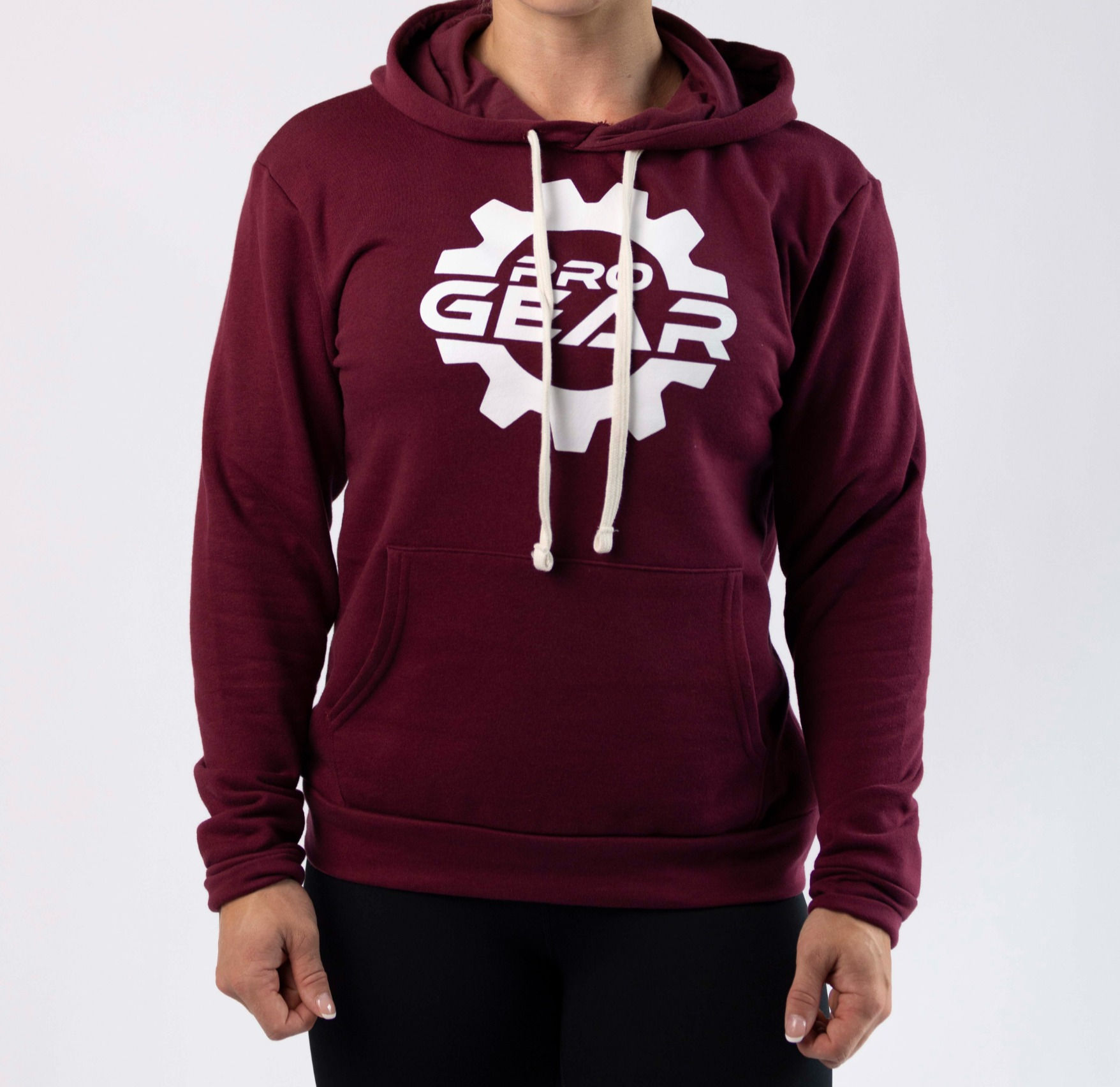 Maroon Pullover w/White Logo