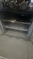 Open Elite electric stove with two burners and oven