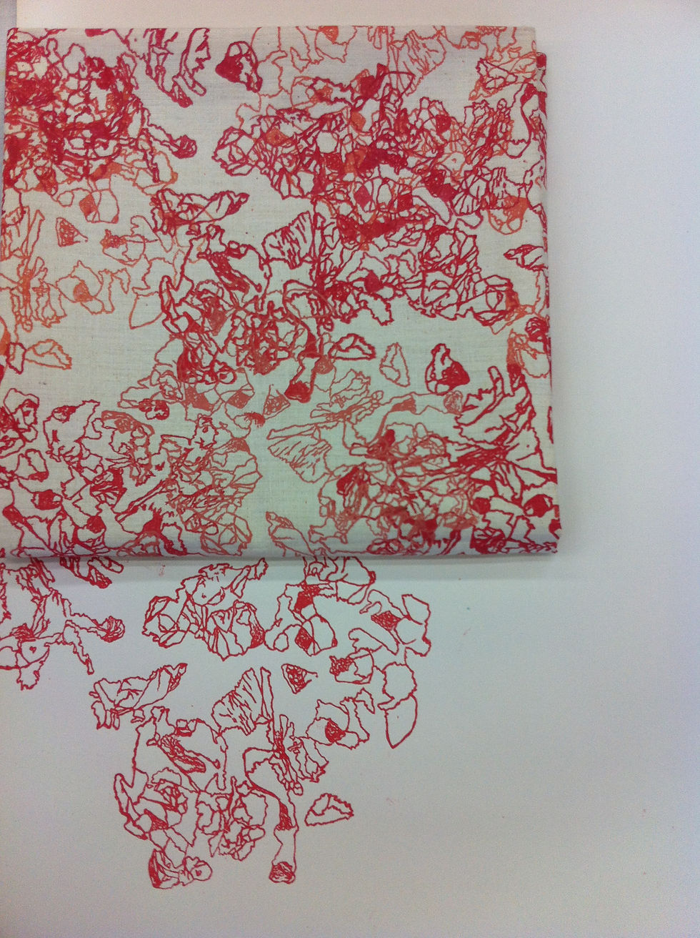 Orange Petal Cushion