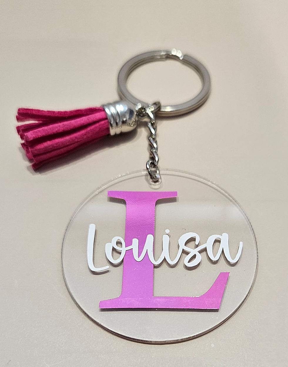 Thumbnail: Name & Initial Keychain