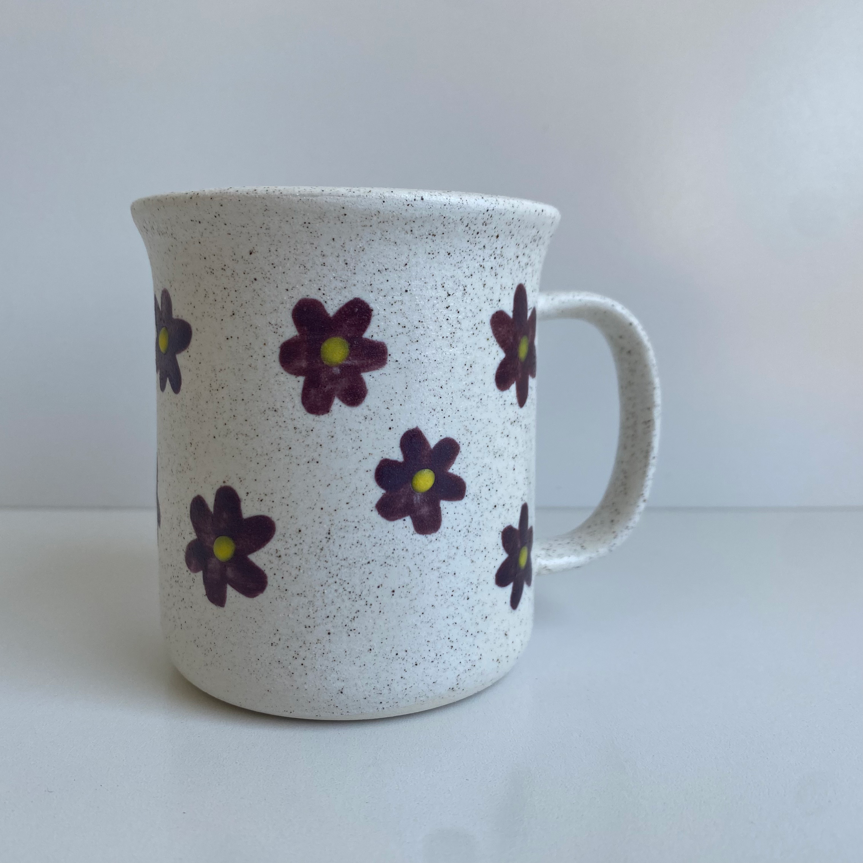 Purple Floral kids mug