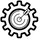 Gear icon representing web optimization by JVG Digital Solutions