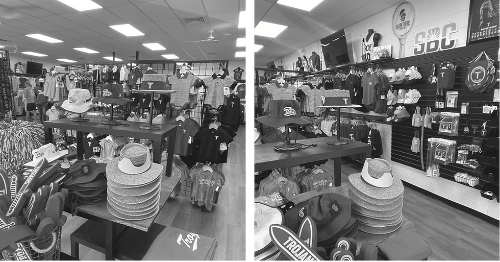 Trojan Threads offers a variety of Troy gear with something for everyone to wear on game day. Avery Lewis photos