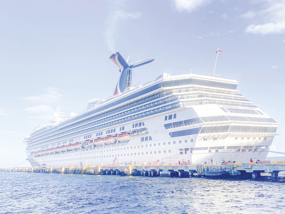 The Carnival "Glory" cruise ship.