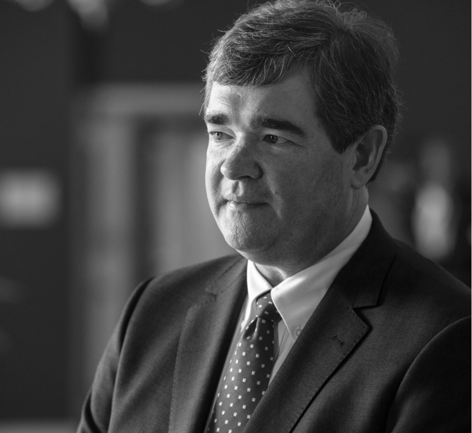 Mayor Jason Reeves visits the Claudia Crosby theater. University Relations photo