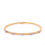 Thumbnail: Five Crystal Bezel Cuff (Thin)