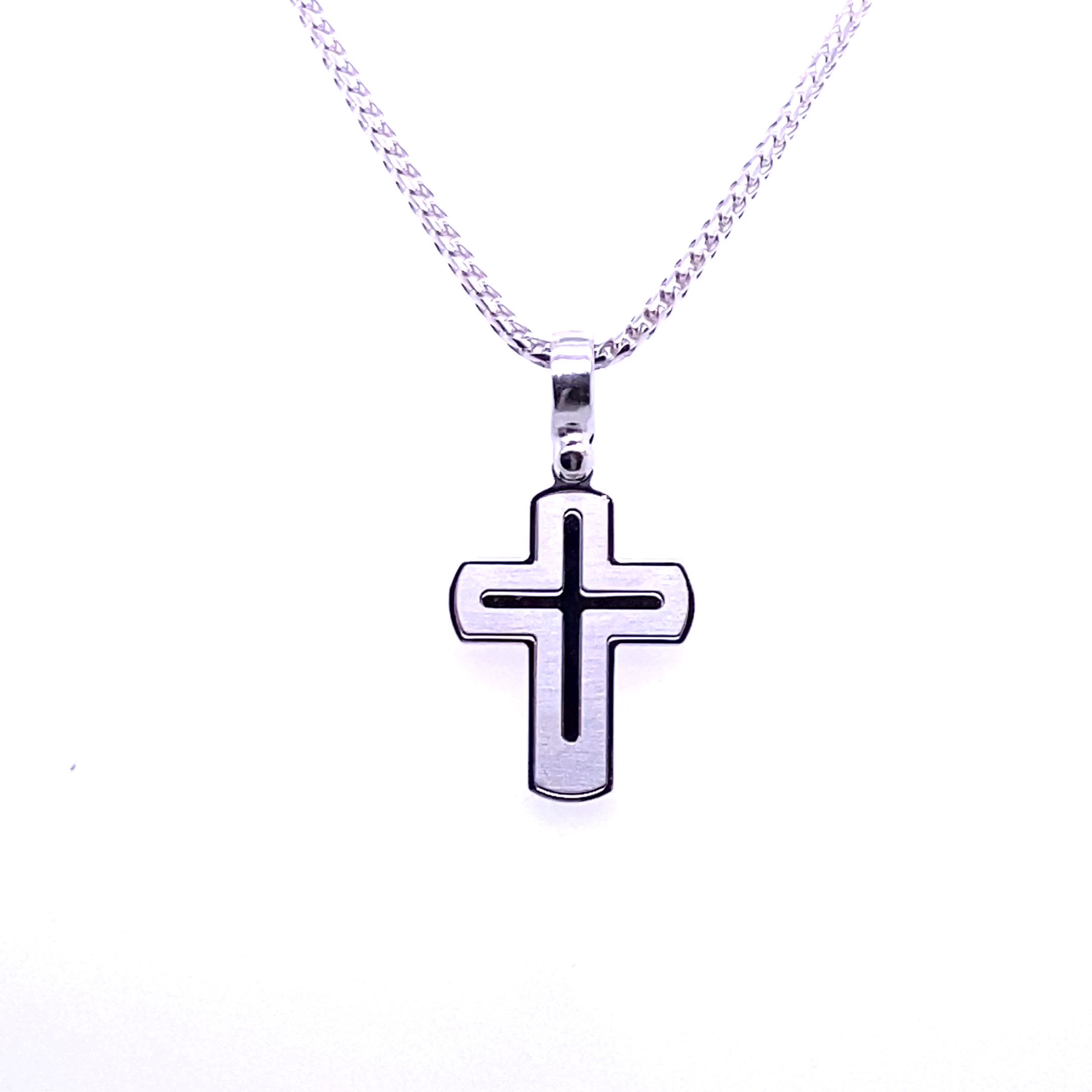 White Gold Cross