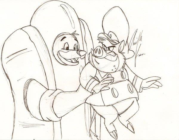 Disney's "Talespin" Sketch