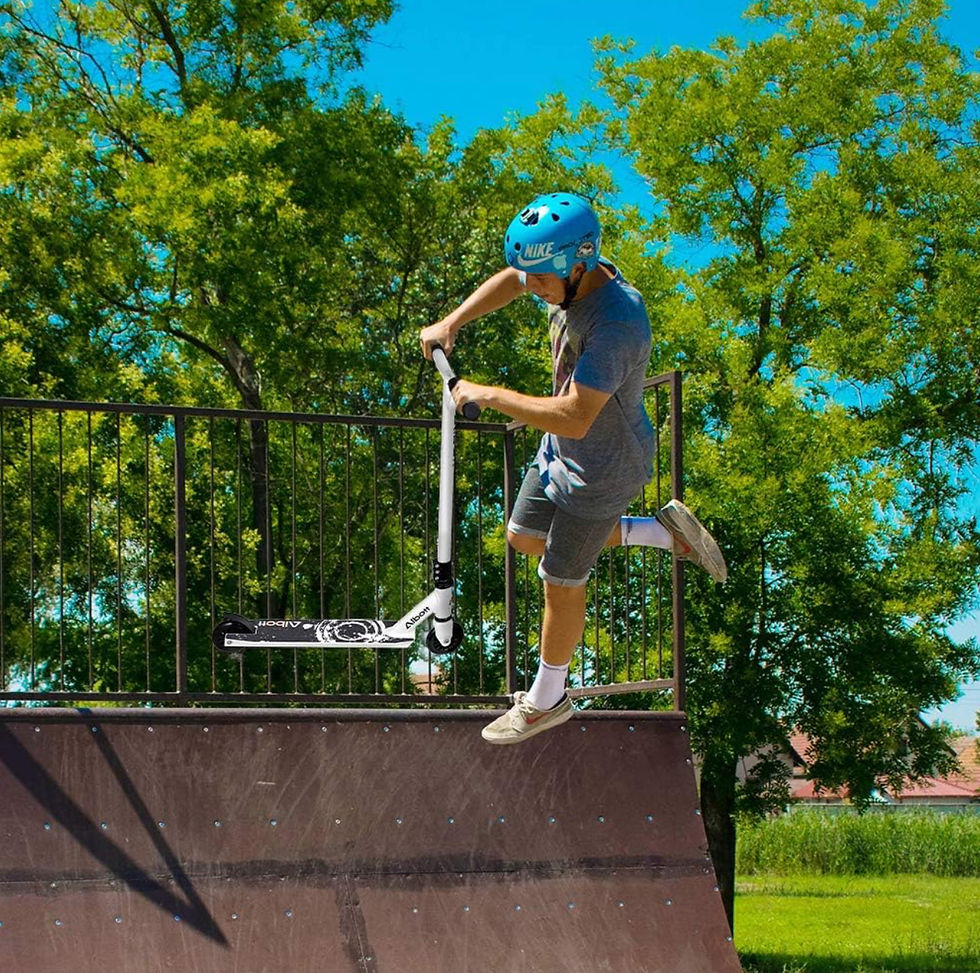 Thumbnail: Albott Freestyle Pro Stunt Scooter Children's Scooter - Stunt and Jump Resistant