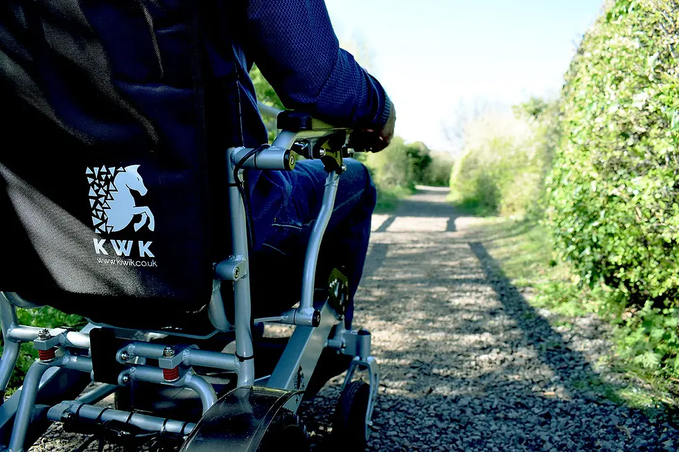 Thumbnail: KWK D09 Style-Heavy Duty Electric Wheelchair - 21