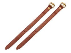 ADIE 10″ BASKET STRAPS BROWN (PAIR)