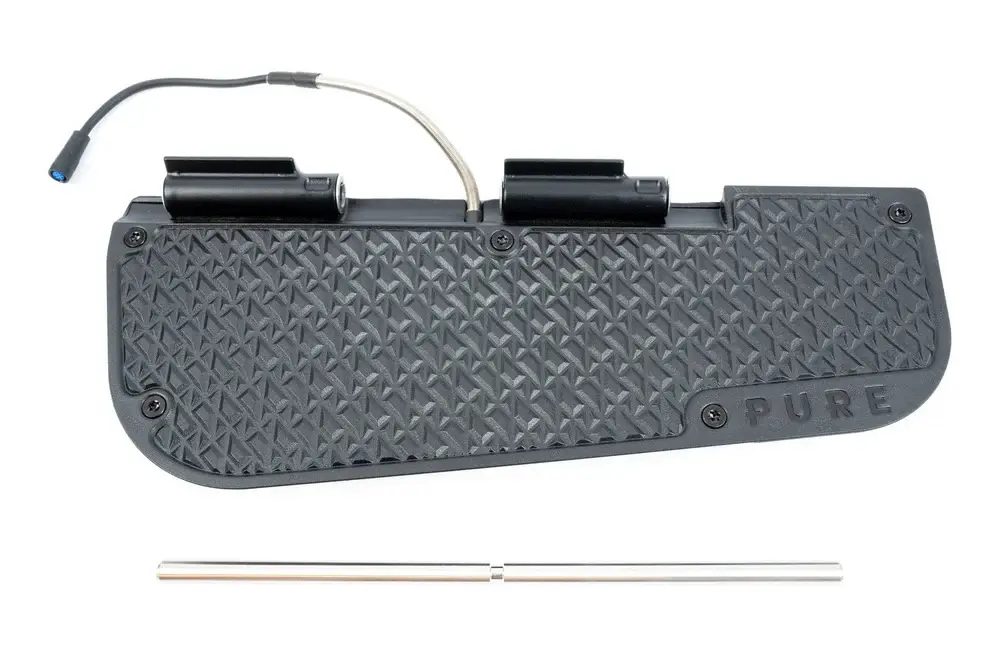 Left Folding Footplate and Indicator Assembly - BLK