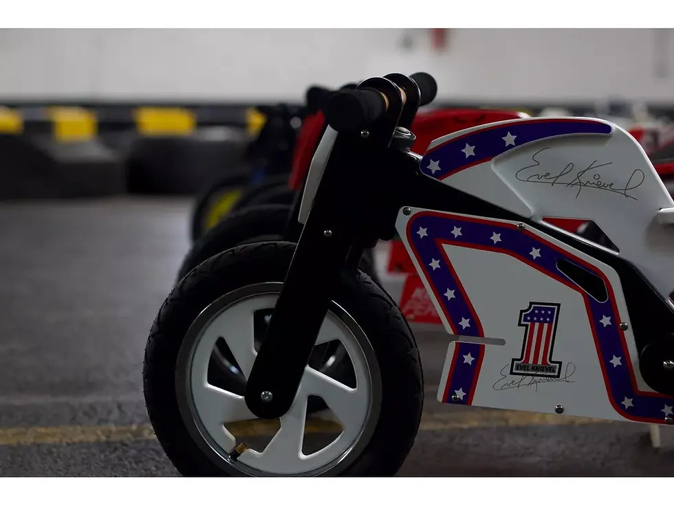 Thumbnail: Kiddimoto Hero Evel Knievel Balance Bike - 12" Wheel