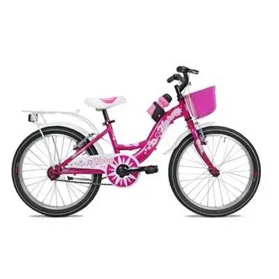 Bicycle girl 6-8 years 20 '' Kids steel flora 1v pink