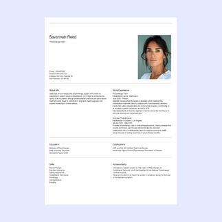 Simple Professional College Resume
