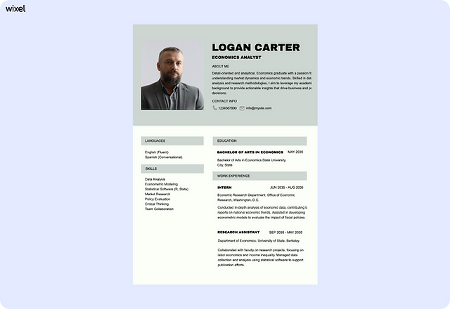 Classic Clean College Resume