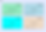 Example infographic color palette: Coastal calm with seafoam green, light blue, aqua and sand dollar.