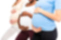 3 pregnant ladies holding their bumps