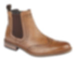 Tan Brogue Boots