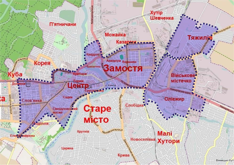 Територія обслуговування ЖЕО