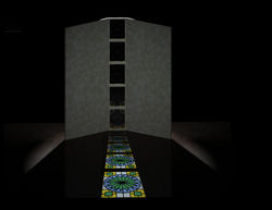 Stacked Stained Glass 3D Rendering