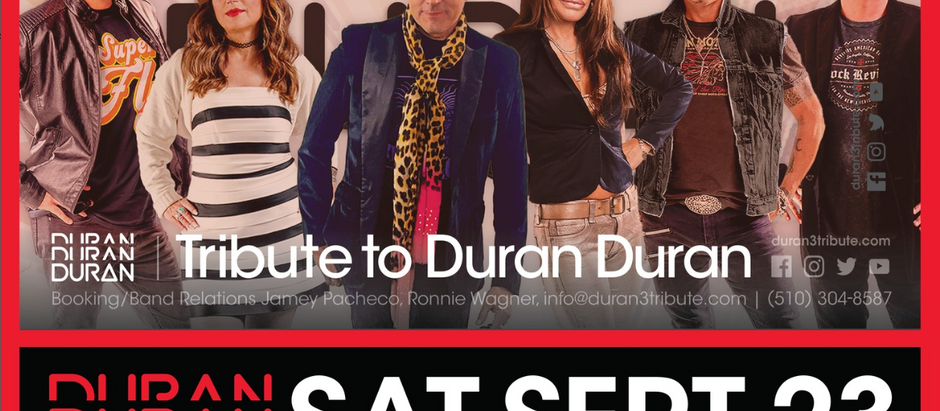 DURAN DURAN DURAN performs at Firehouse Arts Center, Pleasanton, CA! 