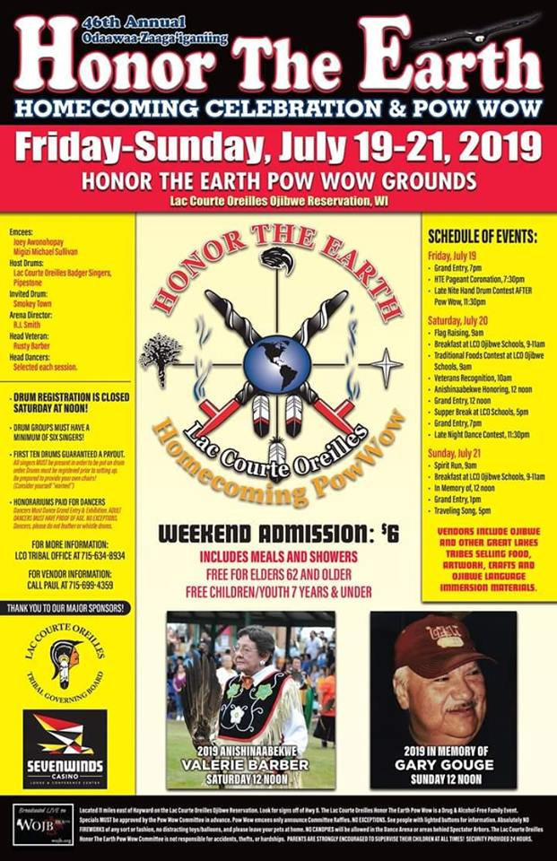 Honor the Earth Powwow Announced