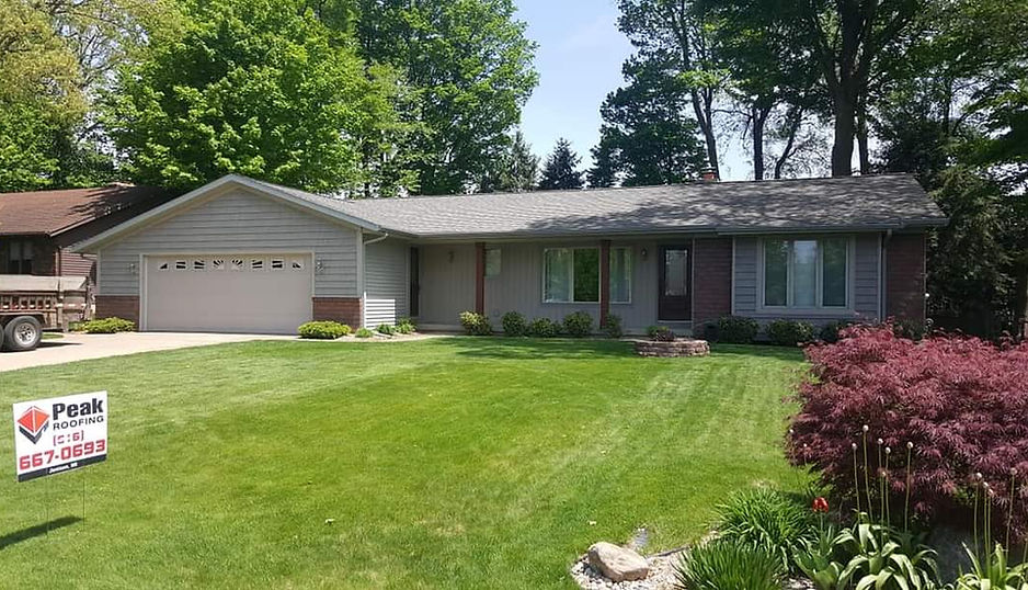 New Roof from Peak Roofing LLC Jenison mi