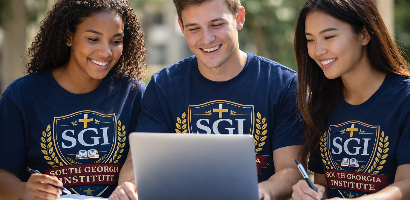 Studying together at SGI campus.png