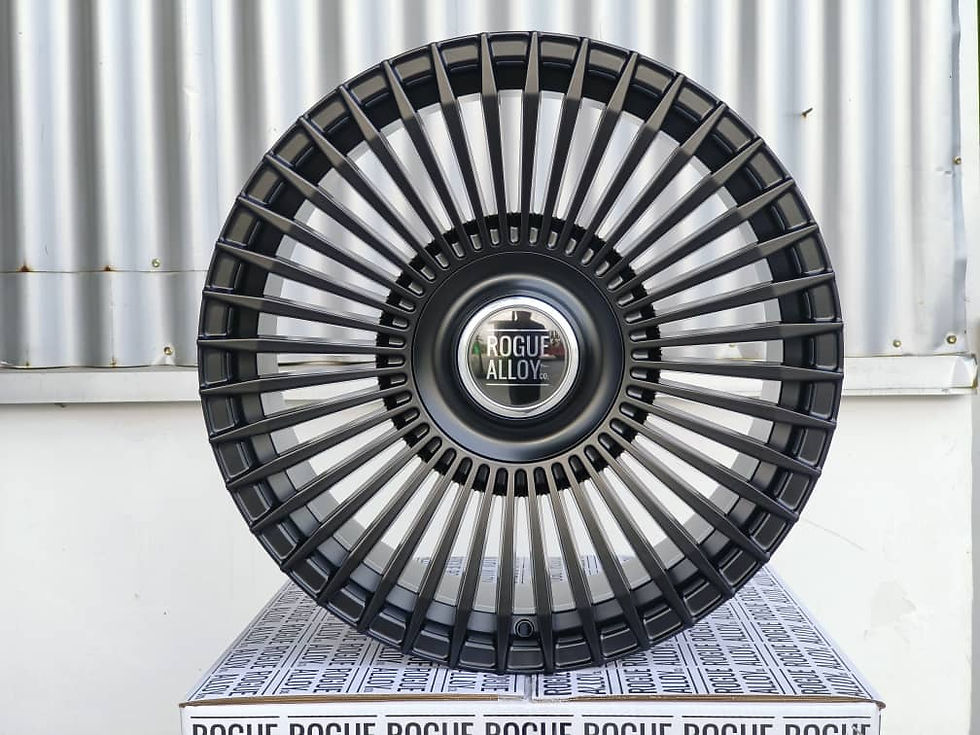Thumbnail: 1x 20” ROGUE REGAL 6x120 SATIN BLACK ALLOY WHEEL