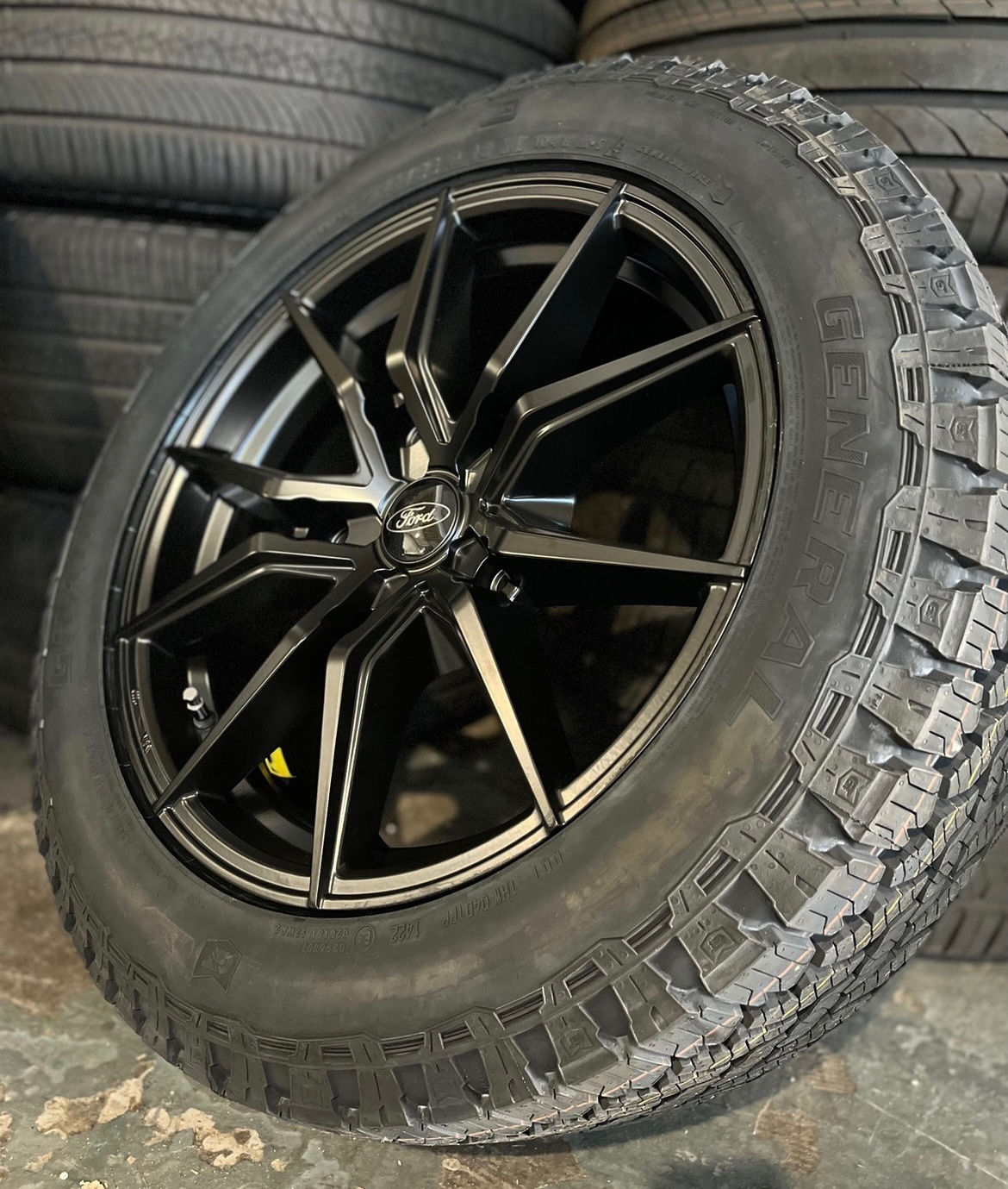 18" ROGUE REVENGE SATIN BLACK ALLOY WHEELS