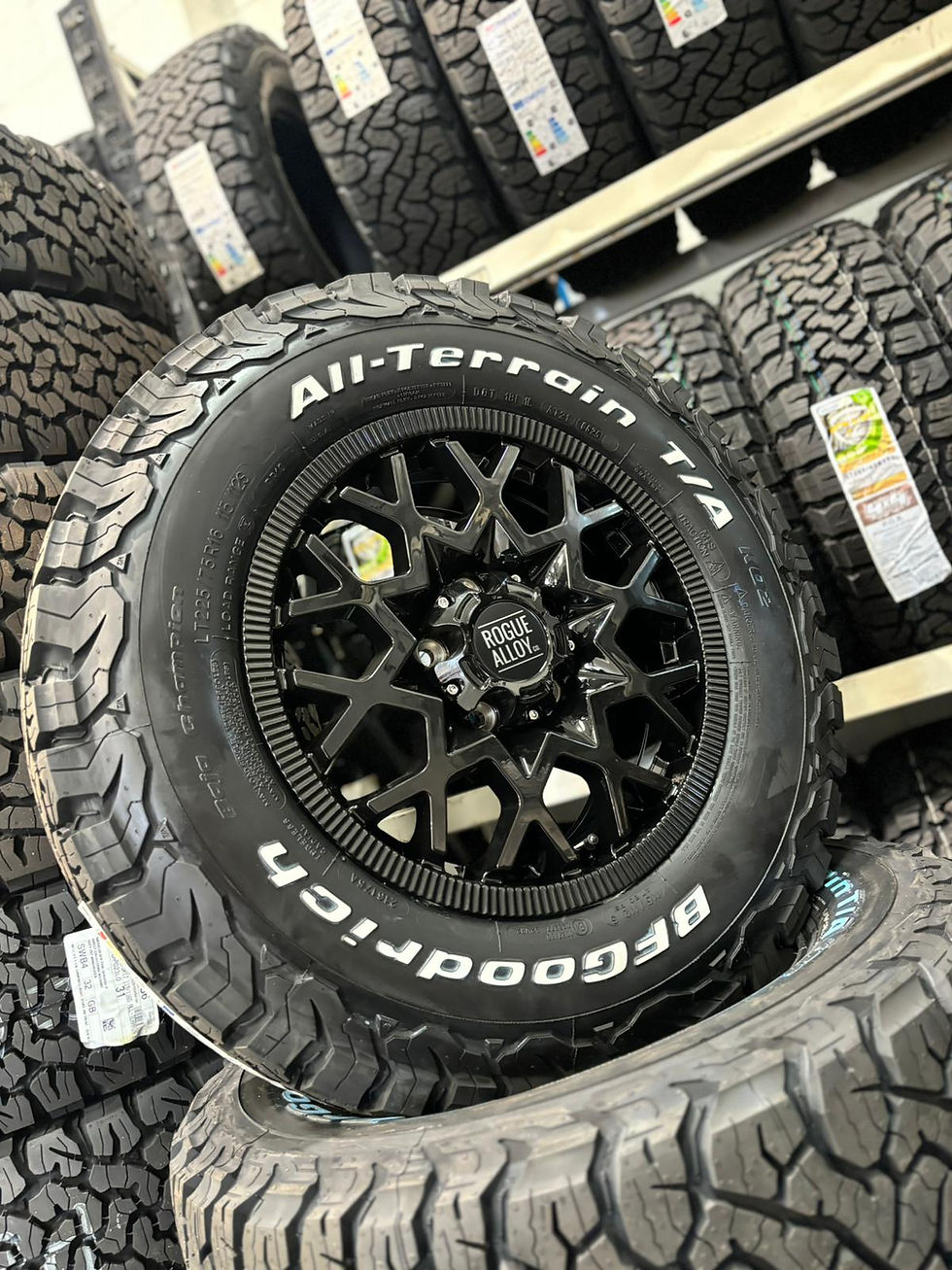 Thumbnail: 1x 17” ROLLEX GLOSS BLACK 6000KG LOAD RATING