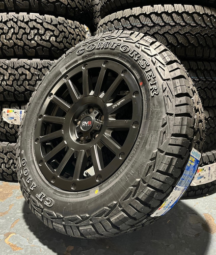 1x 17” DV8 VERVE SATIN BLACK 5000KG LOAD RATING | ROGUE ALLOY CO LTD