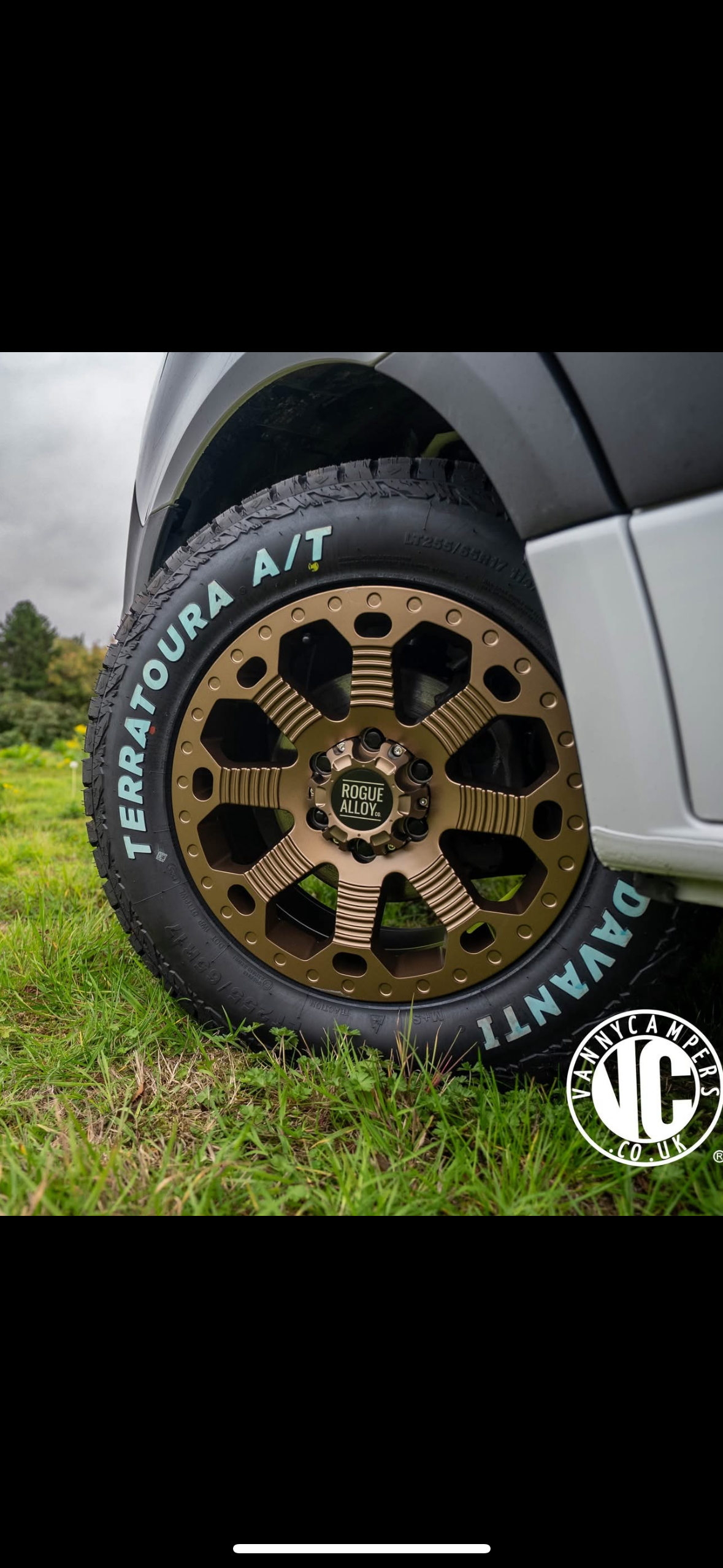 1x 17” ROBUST 2 SATIN BRONZE 6000kg LOAD RATING