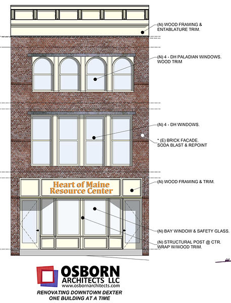 Drawings from architect for building renovation